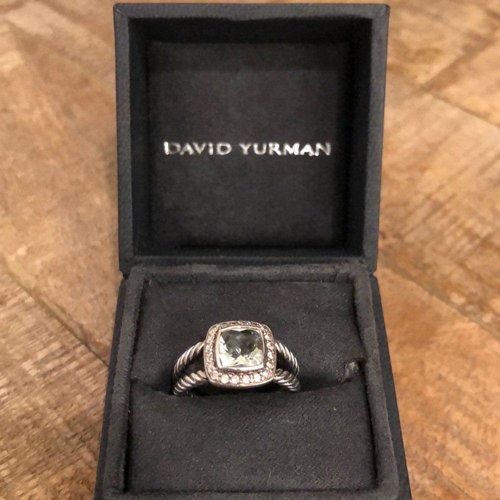 David Yurman Petite Albion Prasiolite Ring